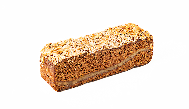 Ontbijtkoek met amandelspijs