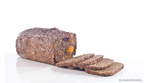 Gevuld donker meergranen brood