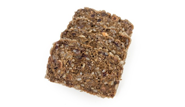 Gevuld donker meergranen brood